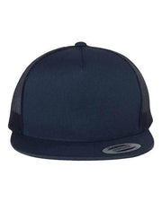 YP Classics Navy / Adjustable YP Classics 6006 - Five-Panel Classic Trucker Cap