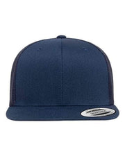 YP Classics Navy / Adjustable YP Classics 6609 - Retro High Profile Trucker Cap