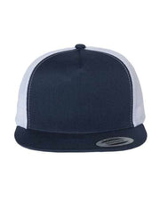 YP Classics Navy/ White / Adjustable YP Classics 6006 - Five-Panel Classic Trucker Cap