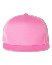 YP Classics Pink / Adjustable YP Classics 6006 - Five-Panel Classic Trucker Cap