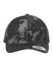 YP Classics Poseidon Black / Adjustable YP Classics 6606 - Retro Trucker Cap