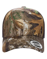 YP Classics Realtree Edge/ Brown / Adjustable YP Classics 6606 - Retro Trucker Cap