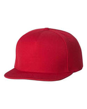 YP Classics Red / Adjustable YP Classics 5089M - Premium Five-Panel Snapback Cap