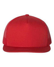 YP Classics Red / Adjustable YP Classics 6006 - Five-Panel Classic Trucker Cap