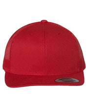 YP Classics Red / Adjustable YP Classics 6606 - Retro Trucker Cap
