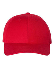 YP Classics Red / Adjustable YP Classics 6789M - Premium Curved Bill Snapback Cap