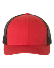 YP Classics Red/ Black / Adjustable YP Classics 6606 - Retro Trucker Cap