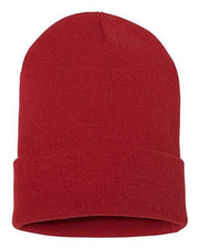 YP Classics Red / One Size YP Classics 1501KC - Cuffed Beanie