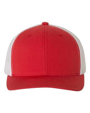 YP Classics Red/ White / Adjustable YP Classics 6606 - Retro Trucker Cap