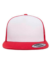 YP Classics Red/ White/ Red / Adjustable YP Classics 6006 - Five-Panel Classic Trucker Cap