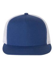 YP Classics Royal/ White / Adjustable YP Classics 6006 - Five-Panel Classic Trucker Cap