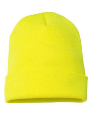 YP Classics Safety Yellow / One Size YP Classics 1501KC - Cuffed Beanie