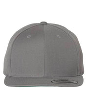 YP Classics Silver / Adjustable YP Classics 6089M - Premium Flat Bill Snapback Cap